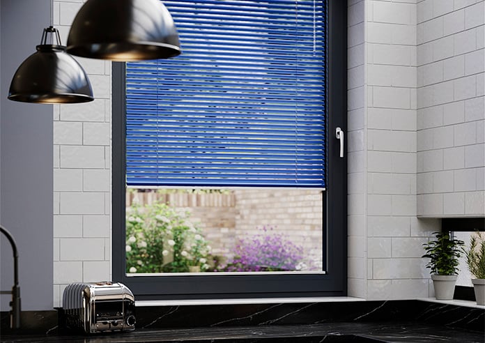 Spectrum, Space Blue - STICKFITLite Venetian Blind - Image 5